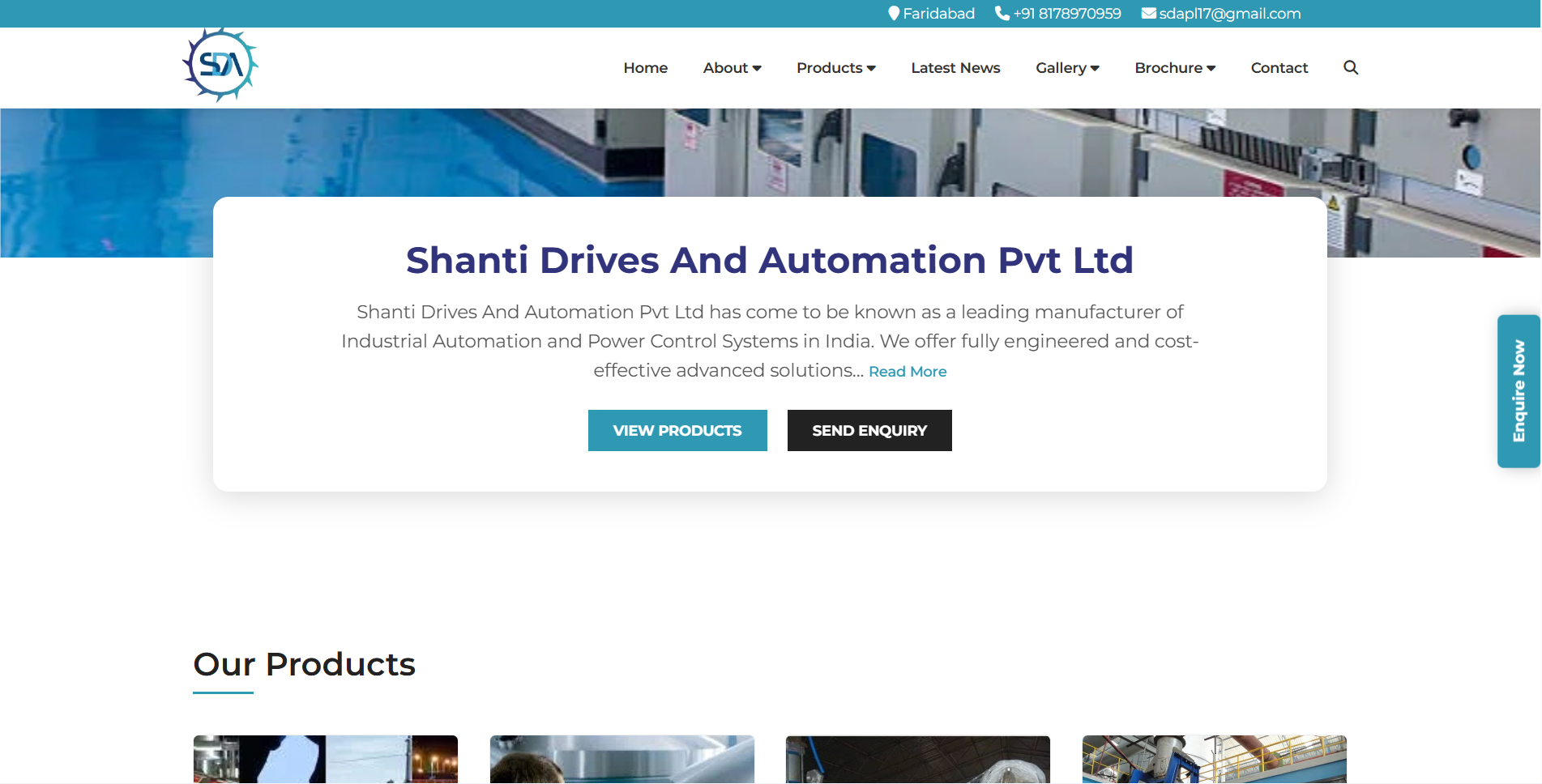 Shanti Drives (Bussiness website) Image